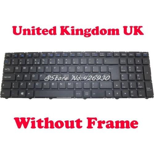 UK US Keyboard For CLEVO WA50SBQ WA50SBQ1 WA50SCQ WA50SCQ1 WA50SFQ WA50SHQ WA50SJQ WA50SRQ WA52SJQ W950JU W950LU W950SU2 W970KLQ