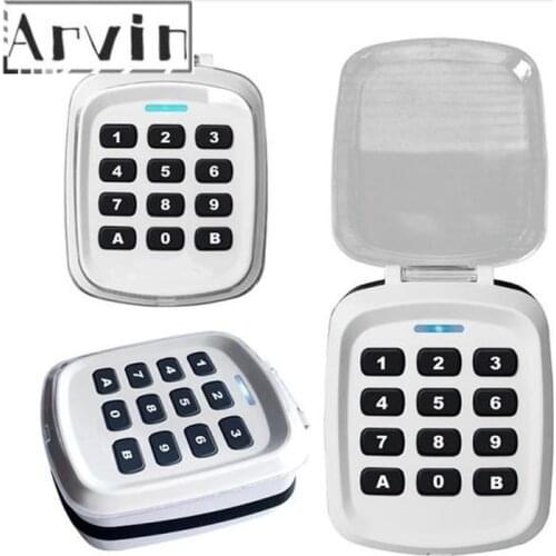 Waterproof multi code rolling code Touch 433mhz Garage Door Wireless Keypad Door Lock Remote Controller