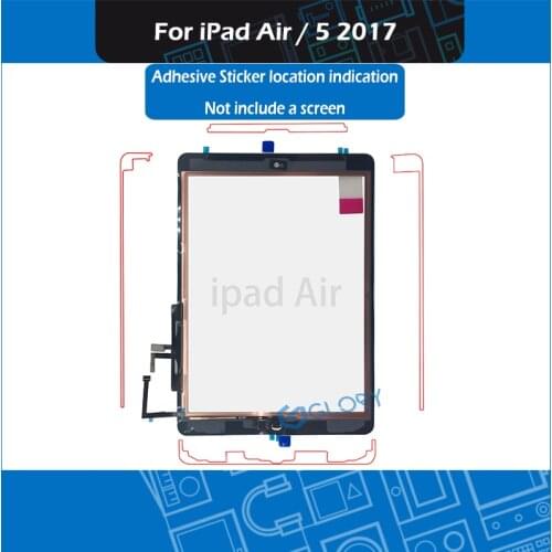 10set/Lot Adhesive Strip Sticker Paper Tape For iPad Air / 5th 2017 A1474 A1475 A1822 A1823