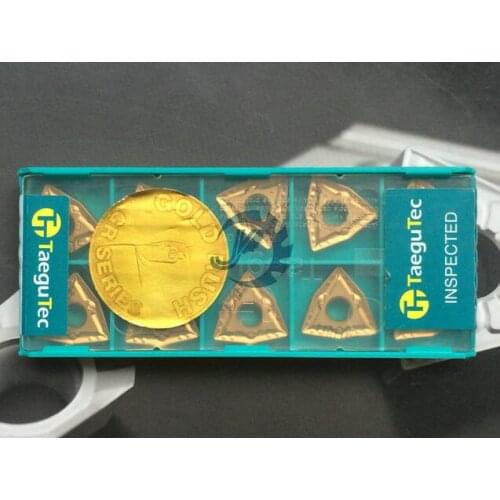 10pcs TNMG WNMG080408-MT TT8115 TaeguTec cnc Lathe Carbide Negative Triangular Inserts Cutting Tools from Isca