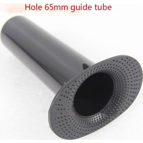 2pcs/lot Speaker Inverter Tube Echo Tube Plastic Vent Connector Hole 65MM Long 160MM Black