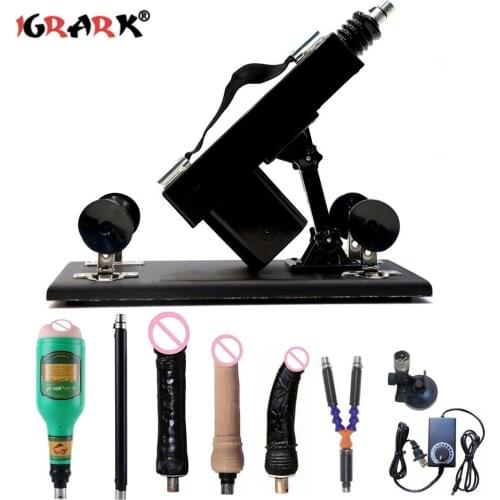 Automatic Sex Machine With Dildo Cock Penis Attachments Vibrator Sex Toys for Couples Adult Men Women Vagina Female Masturbator