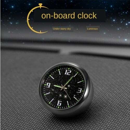 Automobile on board clock pendulum parts automobile luminous electronic watch in car clock clock clock star sky flash point quar