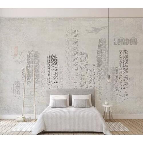 Beibehang Custom wallpaper 3d photo mural Nordic minimalist architecture European art personality bedroom living room wall paper