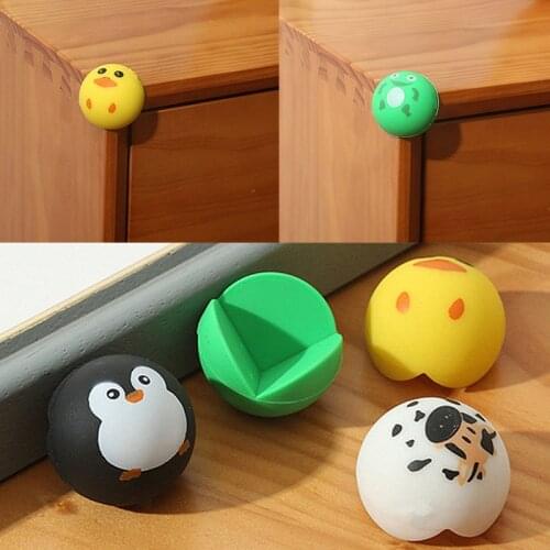 Baby Cartoon Safety Table Corner Protector Safe Soft Silicone Protection Edge Cover For Furniture For Child Kids Security