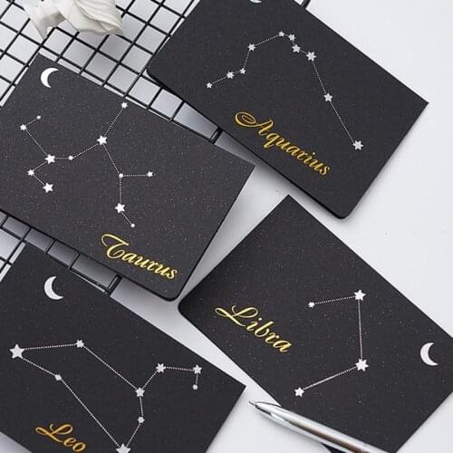 Twelve Constellation Greeting Card+envelope Sets Thanksgiving Blessings Wedding Greeting Card Gift Message Card Stationery