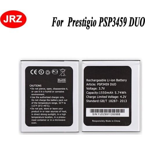 JRZ LOT=10PC 1550mAh Hight Capacity 3.7V Replacement Batteries for Prestigio Wise OX3 Wize N3 PSP3459 DUO Phone Battery