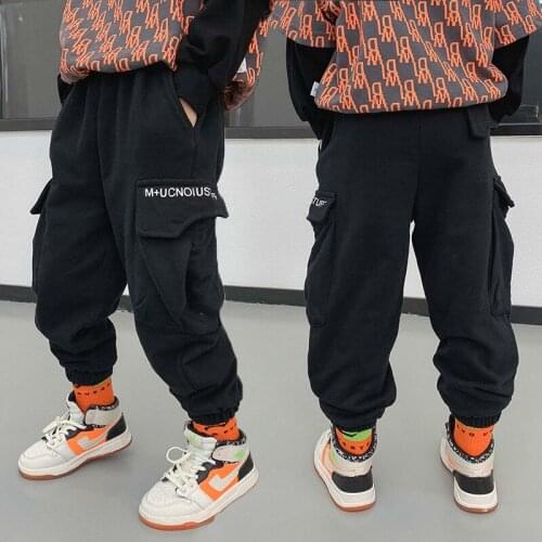 Hot Spring Autumn Casual Pants Boys Kids Trousers Children Clothing Teenagers Sport In Stock High Quality