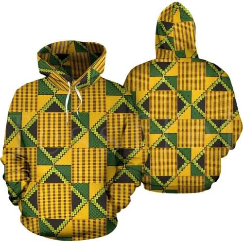 Tessffel County Traditional Africa Native Pattern Kente Harajuku Tracksuit 3DPrint Men/Women Streetwear Zipper Jacket Hoodies A3