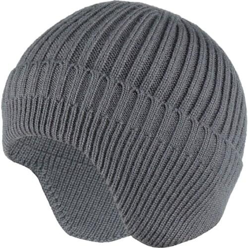 New Winter Earmuff Hat Women Autumn Korean Warm Beanies Skull Cap Boy Windproof Earflaps Bonnet Hats Mens Outdoor Knitted hat