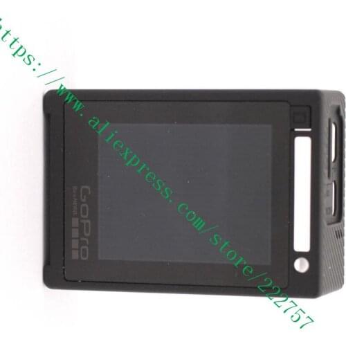 Original Rear Black Door Cover Case Housing Unit For GoPro Hero 4 Silve Edition with LCD Display Screen & Battery Box Power Flex