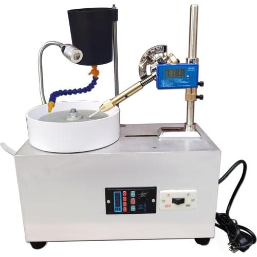 Jewelry Jade Gemstone Faceting Polishing Gem Grinding Machine Stepless Variable Frequency Speed Regulation Polishing Equipment