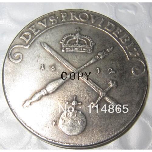 Poland : TALAR - 1632 - THORVNENSIS ( Torun ) COPY -replica coins medal commemorative coins