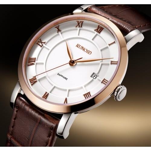 Runosd Mens Stainless Steel Watch