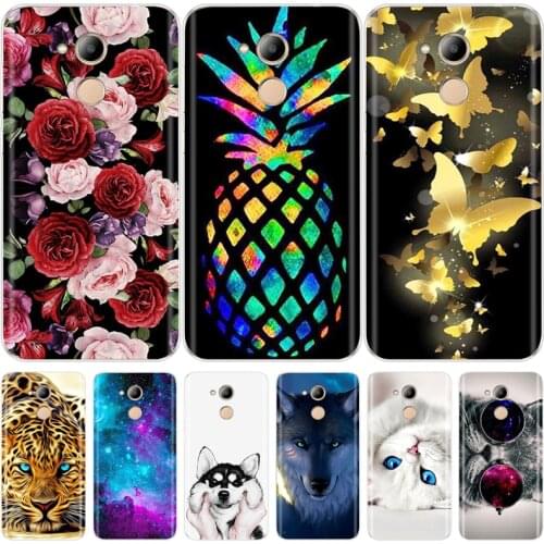 Silicone Case For Huawei Honor 6C 6 C Pro Cover Cute Pattern Soft TPU Funda Case For Huawei Honor 6C Silicon Case Coque Etui