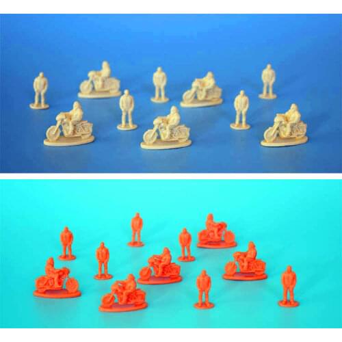 Super mini 1:72 pvc figure Model toy motorcycle rider 10pcs/set