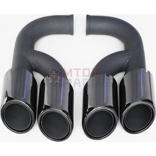 Exhaust Muffler Pipe For Porsche Cayenne V6 Engine 2011 2012 2013 2014 Long Tip End