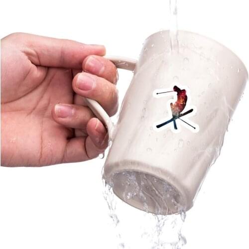 50Pcs/Set Wholesale Outdoor Skiing Stickers Waterproof Sticker For Skateboard Laptop Luggage Car Decal Kids Gifts