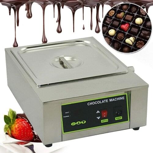 Chocolate melting machine 1000W chocolate furnace melt pot melting Electric single tank heater Melter Warmer Temper commercial