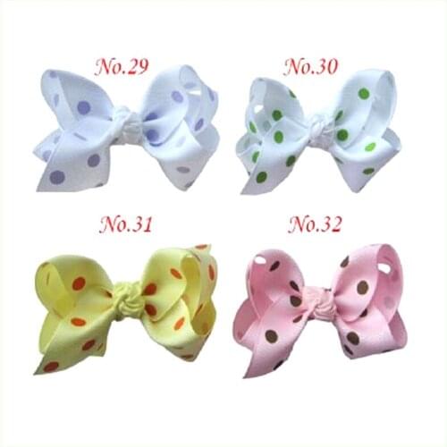 Free Shipping 50 pcs -3.5 high quality grosgrain ribbon hair bows,children hair accessories,baby hairbows girl hair bows