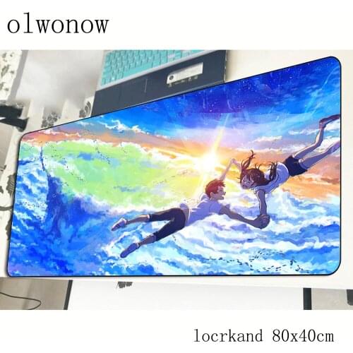 Weathering with you mousepad gamer 800x400x2mm gaming mouse pad cheapest notebook pc accessories laptop padmouse ergonomic mat