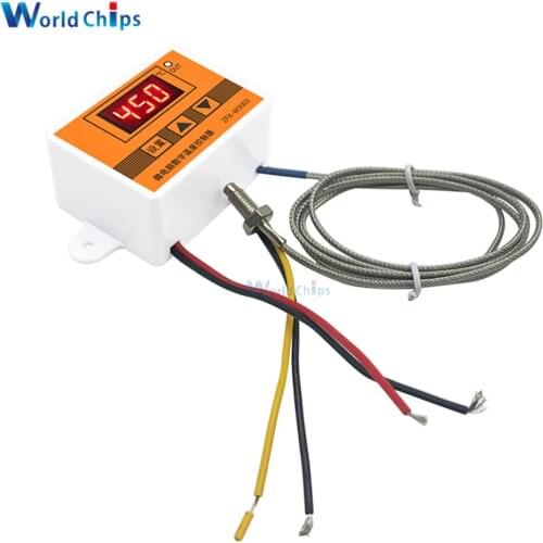DC 12V 24V AC 220V W3003 Micro Temperature Controller Digital Intelligent Thermostat Thermoregulator K-type Thermocouple Sensor