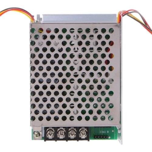 DC 10-55V 12V 24V 36V 60A PWM DC Motor Speed Controller CW CCW Reversible Switch