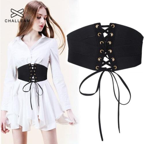 Fashion Wide Corset Belt Female Elastic Band Waist Belts Waist Belts Women Stretch Vintage Dress Corset Ladies Waistband 129