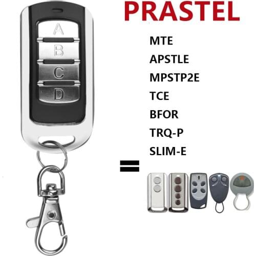 Door Opening Remote control 433 MHz Rolling code PRASTEL MTE APSTLE MPSTP2E TCE BFOR TRQ-P SLIM-E 433.92MHZ