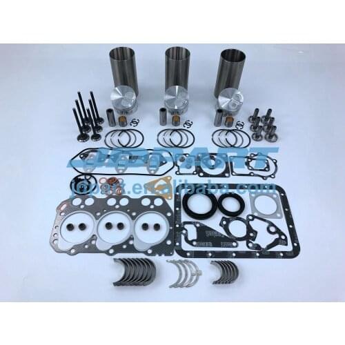 New 3TNE72 Overhaul Kit Piston Rings Bearing Set Full Gasket Kit Engine Valve For Yanmar
