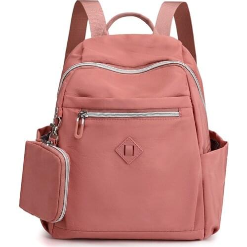 7 Colors brand womens backpack bag 2021 fabric large school backpack Waterproof rucksack women Fashion Backpacks for teenagers