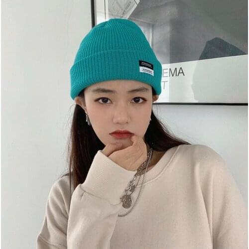Wool Knitted Cap Women Men Skullcap Autumn Winter Brand Skullies Beanies Baggy Melon Cap Designer Durags and Bonnets Wholesale