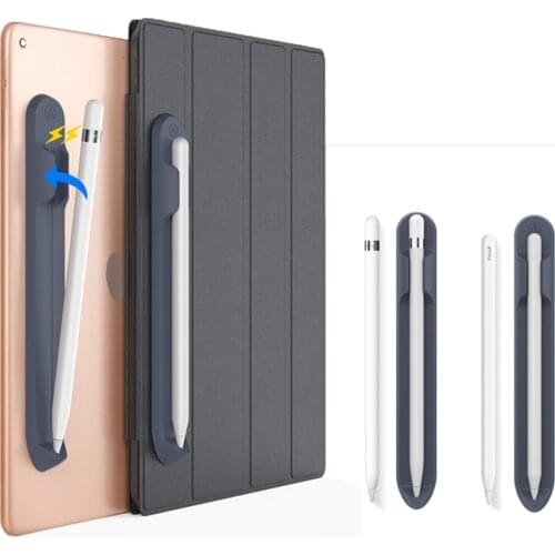 Silicone Case for Pencil Stick Holder for iPad 10 Apple Pencil 1 2 Gen Cover Tablet Touch Pen slot Protective Pouch Bags Sleeve