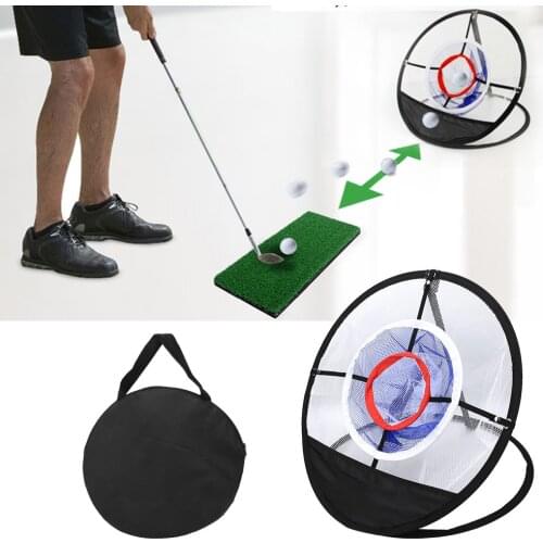 Indoor Foldable Golf Practice Net Outdoor Detachable Golf Swing Hitting Practice Net Golf Training Equipment Home Sports