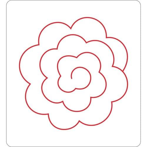 Scrapbooking cutting wooden steel die SMR-FL0097