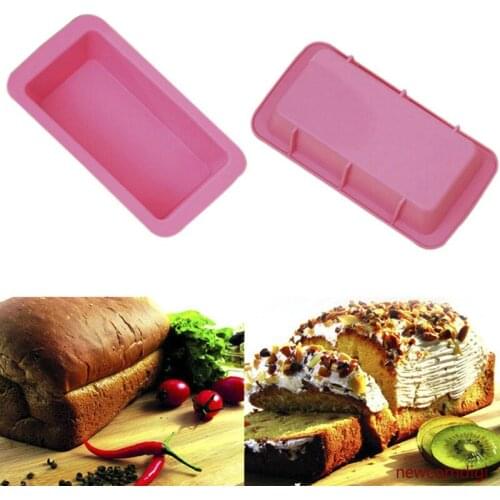 Medium Silicone Cake Mold Toast Bread Mold Rectangular Random Color [3]