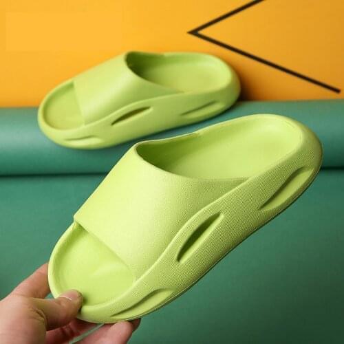 Slippers For Boy Girl Home Shoes Summer Toddler Flip Flops Soft Bottom House Indoor Slippers Beach Love Kids Shoes Family Style