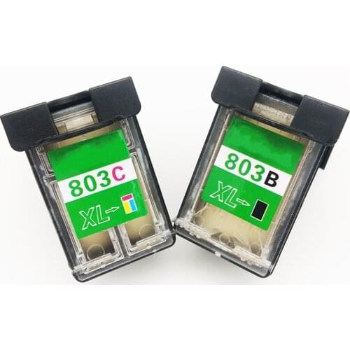 Vilaxh Empty Edible Ink 803 Cartridge For Coffee Food Cake Bread Latte Cookie Printer Cartridge for Epson Inkjet Printers