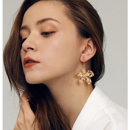 New Earrings For Women Set Tassel Pearl Acrylic Gold Earrings For Women Fashion Jewelry 2021 Trendy Geometric kolczyki Hoop