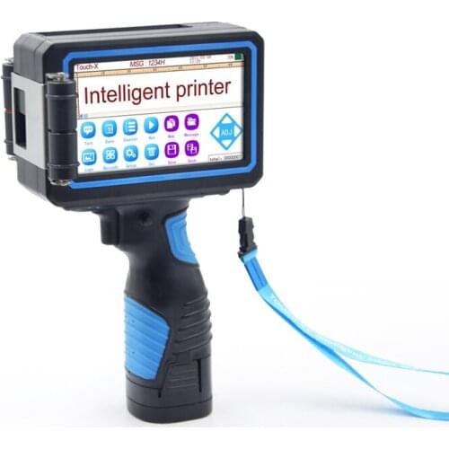 2021 Portable Facial mask trademark Logo marking printing machine Time Date Handheld Batch Code Printer