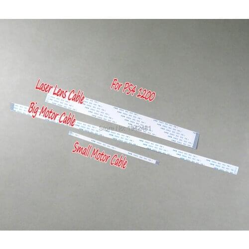 3pcs For Sony Playstation 4 PS4 1200 Laser Lens Power Switch Ribbon Flex Cable Replacement Kits Drive Motor Flex Ribbon Cable