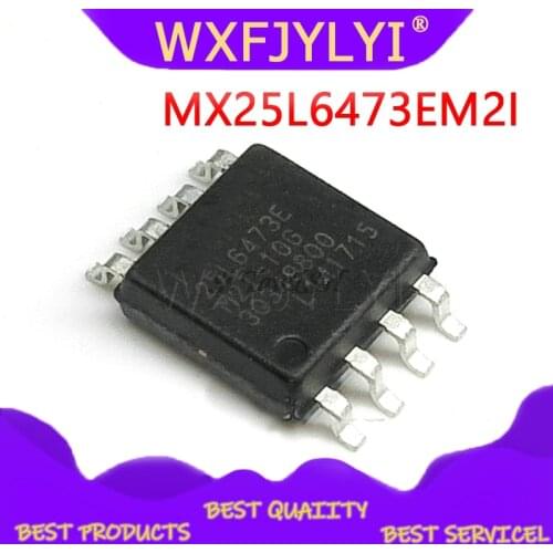 5pcs/lot 100% New MX25L6473EM2I-10G MX25L6473EM2I MX25L6473E MX25L6473 25L6473E sop-8 Chipset
