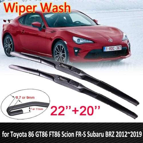 Car Wiper Blade for Toyota 86 GT86 FT86 Scion FR-S Subaru BRZ 2012~2019 Windscreen Windshield Wipers Car Accessories 2013 2014