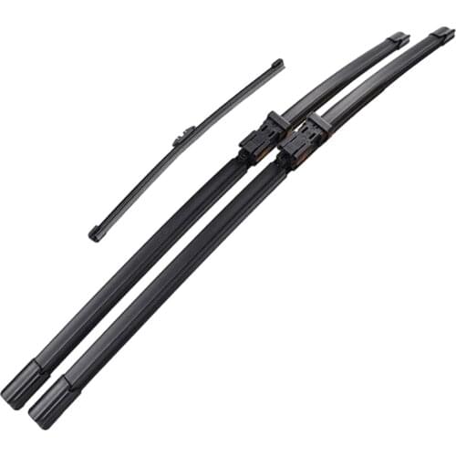 Car Front and Rear Wiper Blade Kit Windshield Wiper Strip for Volvo XC70 2008-2016