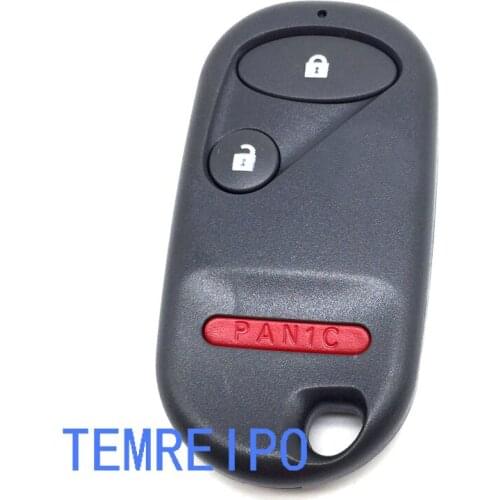2+1 Button Auto Car Remote Key Case Shell Cover For Honda (USA STYLE) 1998-2002 Black D05 Civic Fit citry key case