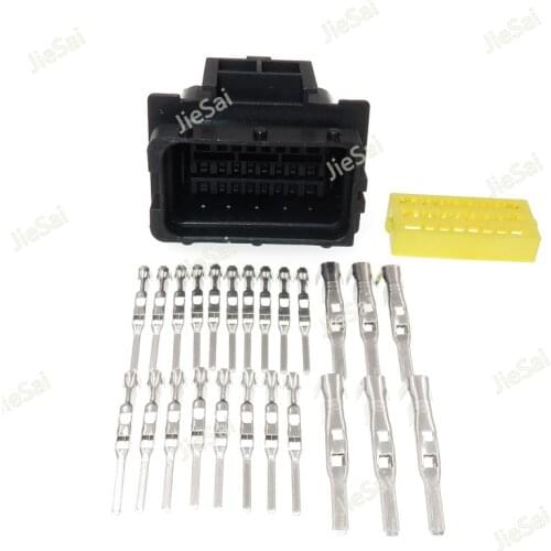 FCI ECU Male Waterproof Connector 24 Pin 24 Way Sealed Plug Socket