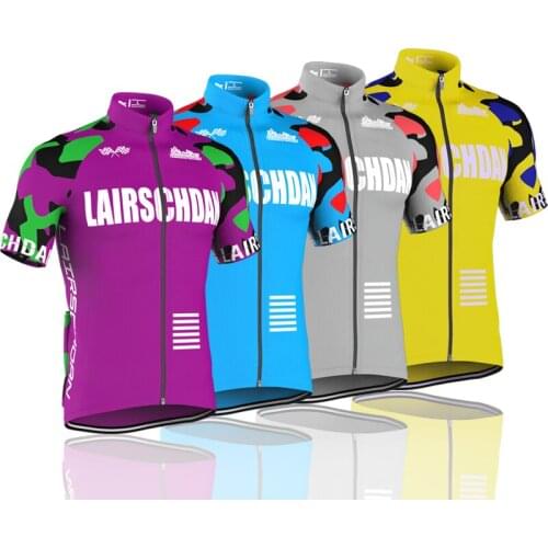 LairschDan New Cycling Jersey Men Summer Short Sleeve Bicycle Clothes Mtb Shirt Bike Riding Wear Quick Dry Ropa Bicicleta Hombre
