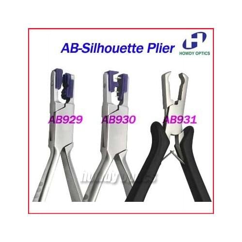 Quality Glasses AB-Silhouette Plier Rimless Frame Plier AB929 AB930 AB931 Free Shipping