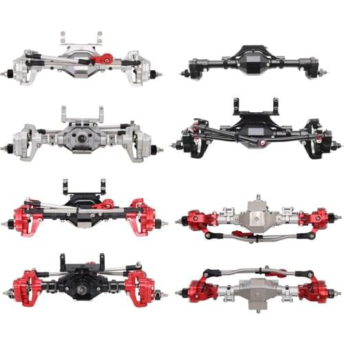 CNC Aluminum Scale Front and Rear Portal Axle Upgrade Kit (for Axial SCX10 II)