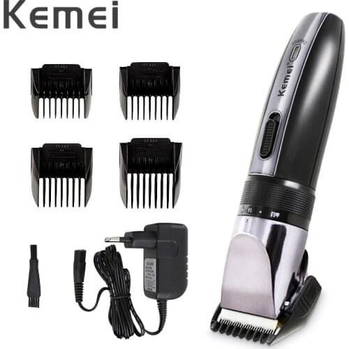 Kemei Hair Clipper Rechargeable Electric Clippers Men Low-noise Hair Shaving Machine Professional Cordless Haircut Tools 43D